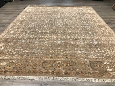 India Classical Collection Hand Knotted Wool & Silk 8x10