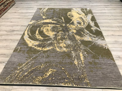 India New HDFR Modern Hand Knotted Wool 6x9