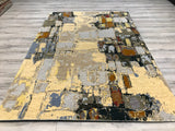 India New HDFR Modern Hand Knotted Wool 6x9