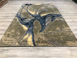 India New HDFR Modern Hand Knotted Wool 6x9
