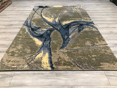 India New HDFR Modern Hand Knotted Wool 6x9