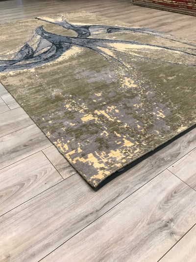 India New HDFR Modern Hand Knotted Wool 6x9