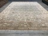 India Classical Hand Knotted Wool & Silk 10x14