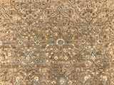 India Classical Hand Knotted Wool & Silk 10x14