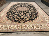 India Nain Hand Knotted Wool & Silk 10x14