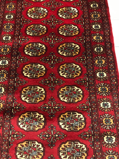 Pakistan Bokara Hand Knotted wool 3x13