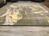 India New Modern HDFR Hand Knotted Wool 10x14