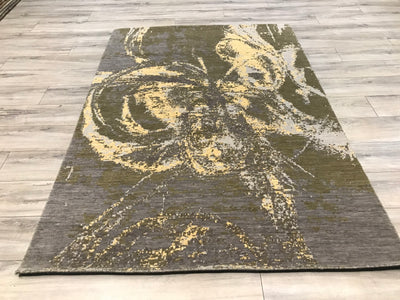 India New HDFR Modern Collection Hand Knotted Wool 5x7
