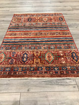 Pakistan Korjeen Hand Knotted Wool 3x4