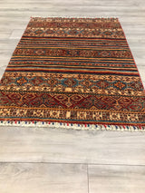 Pakistan Korjeen Hand Knotted Wool 4x5