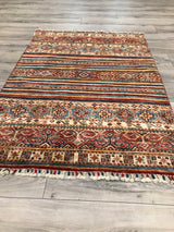 Pakistan Korjeen Hand Knotted Wool 4x5