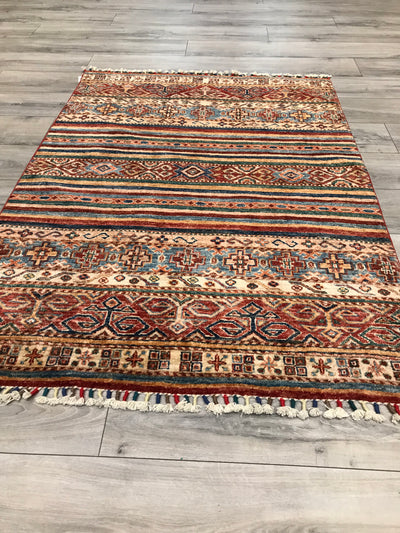 Pakistan Korjeen Hand Knotted Wool 4x5