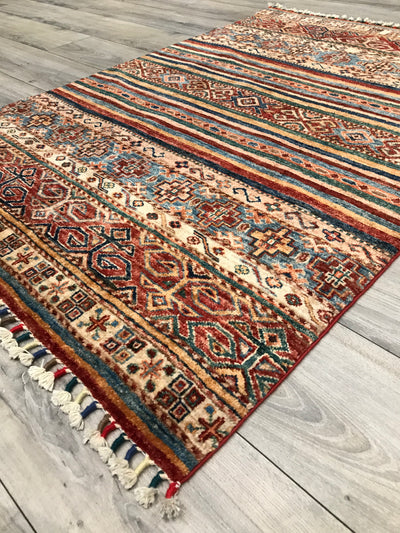 Pakistan Korjeen Hand Knotted Wool 4x5