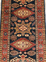 Pakistan Kazak Shirwan Hand Knotted Wool 3x10