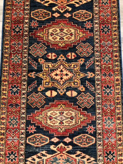 Pakistan Kazak Shirwan Hand Knotted Wool 3x10