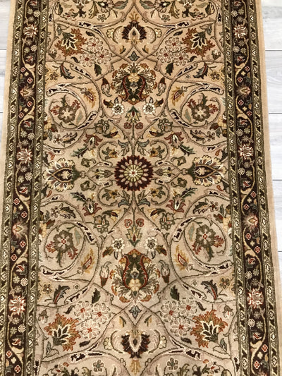 Pakistan Persian Tabriz Pak Hand Knotted Wool 3x13