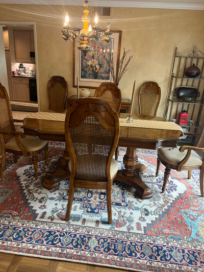 India Heriz Hand Knotted Wool 8X10