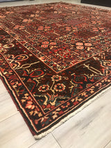 Persian Old Bakteari Hand Knotted  Wool 11x14