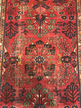 Persian Sarouq Old Lilihan Hand Knotted Wool 4x20