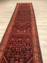 Persian Old Mahal Hand Knotted Wool 4x14