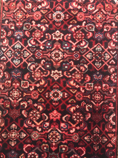 Persian Old Mahal Hand Knotted Wool 4x14