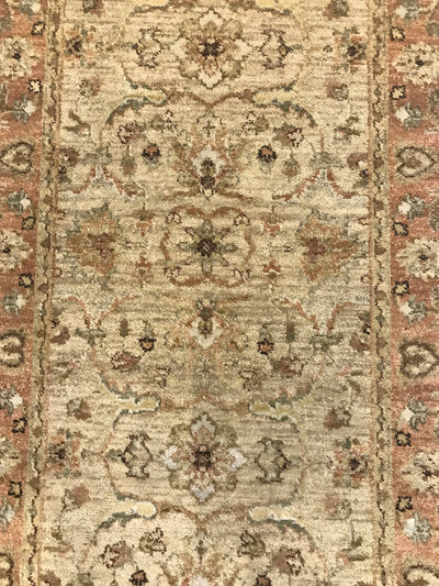 India Jaipur Hand Knotted Wool 3x9