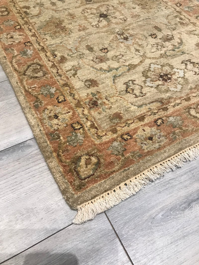 India Jaipur Hand Knotted Wool 3x9