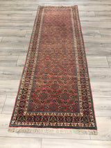 Iran Bijar Hand Knotted Wool 3x8