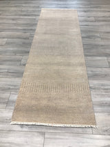 India Grass Modern Hand Knotted Wool 3x8