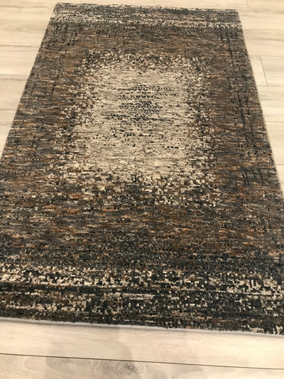 India Modern Amazon Hand Knotted Wool 3x5