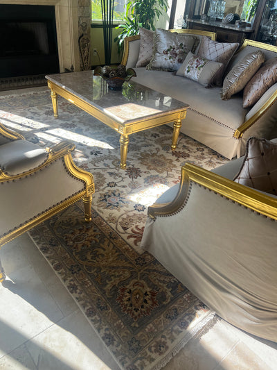 India Ziegler Hand Knotted Wool 9x12