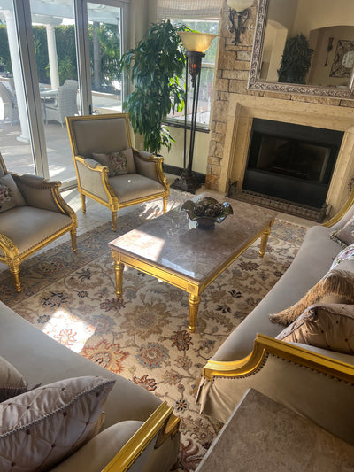 India Ziegler Hand Knotted Wool 9x12