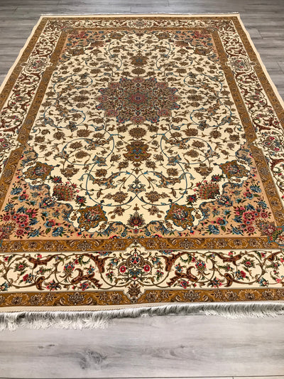 Persian Fine Tabriz Art Silk Power Loom 7x10