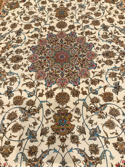 Persian Fine Tabriz Art Silk Power Loom 7x10