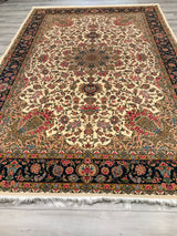 Persian Fine Tabriz Art Silk Power Loom 7x10