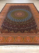 Persian Fine Tabriz Dome Art Silk Power Loom 7x10