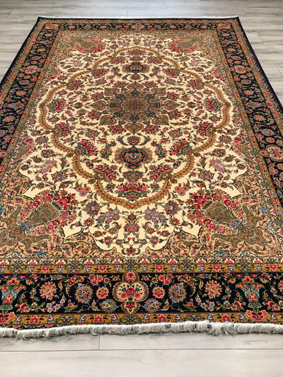 Persian Fine Tabriz Art Silk Power Loom 7x10