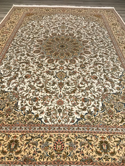 Persian Fine Tabriz Art Silk Power Loom 8x11