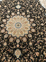 Persian Fine Tabriz Art Silk Power Loom 8x11