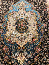 Persian Fine Tabriz Art Silk Power Loom 8x11