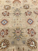 India Ziegler Hand Knotted Wool 9x12