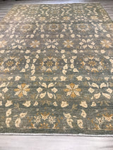 Pakistan Ziegler Chobi Hand Knotted Wool 9x13