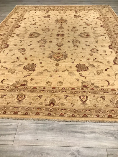Pakistan Ziegler Hand Knotted Wool 9x12