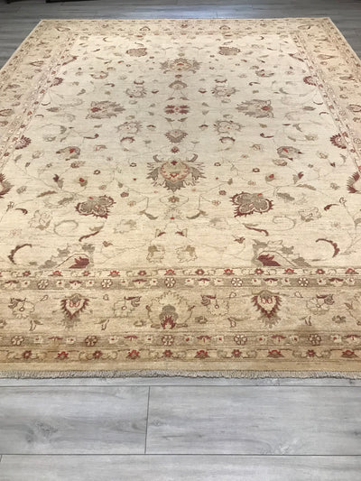 Pakistan Ziegler Hand Knotted Wool 9x12