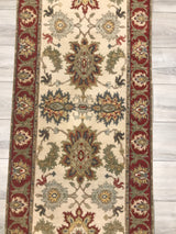 India Ziegler Hand Knotted Wool 3x12