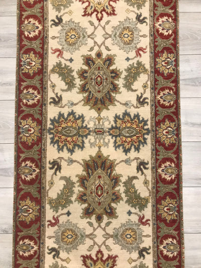 India Ziegler Hand Knotted Wool 3x12