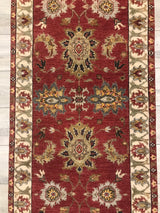 India Ziegler Hand Knotted Wool 3x8