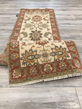 India Ziegler Hand Knotted Wool 3x8