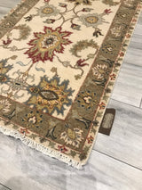 India Ziegler Hand Knotted Wool 3x8