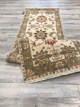 India Ziegler Hand Knotted Wool 3x8